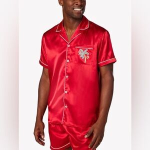 Chubbies two piece satin Christmas pajama set size small